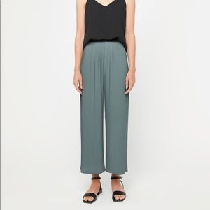 Oak + Fort tan cropped pants V comfy